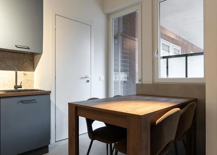 Moderno Monolocale Con Aria Condizionata In Centro Bergame